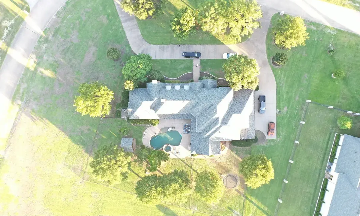 New shingle roof installation on a home in Sevierville